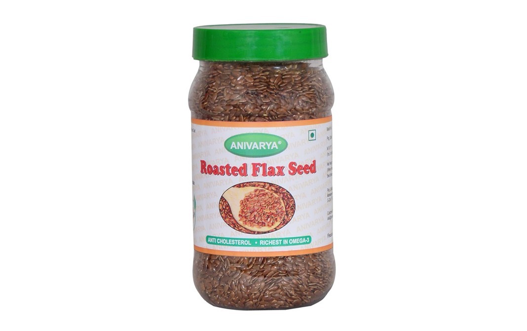 Anivarya Roasted Flax Seed    Plastic Jar  250 grams